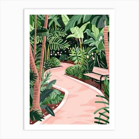 Tropical Garden 17 Art Print