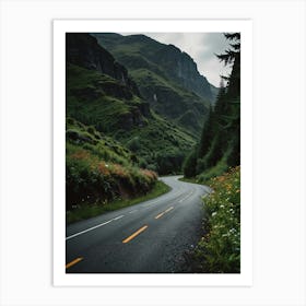 Road In The Mountains 1 Art Print