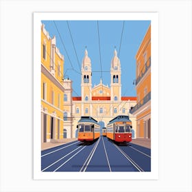 Portugal 1 Travel Illustration Art Print