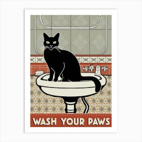 Wash Your Paws 23 Art Print