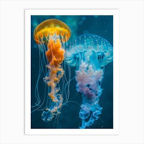 Jellyfishes Art Print