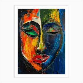 Face Of A Woman 27 Art Print