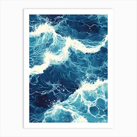 Ocean Waves 8 Art Print