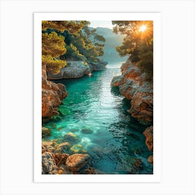 Sunset In Croatia 2 Art Print