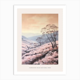 Dreamy Winter National Park Poster  Yorkshire Dales National Park England 1 Art Print