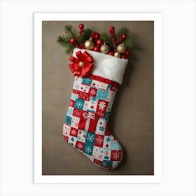 Christmas Stocking Art Print