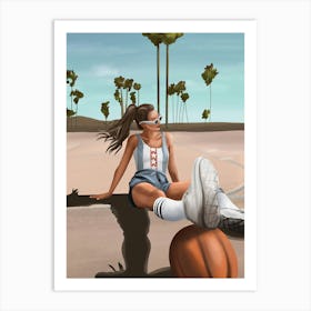 West Coast Vibes Art Print