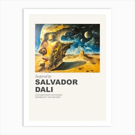 Museum Poster Inspired By Salvador Dali 4 Art Print