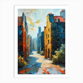 Edinburgh Street Art Print