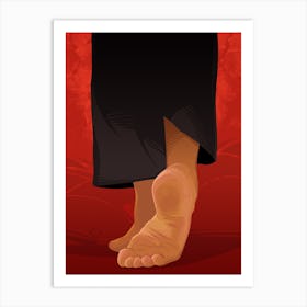 Pulp Fiction Tarantino Mia Feet I Art Print