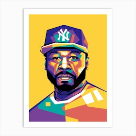 50 Cent WPAP Art Print