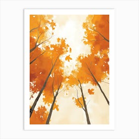 Autumn Trees Art Print