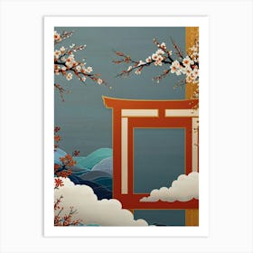 Japanese Cherry Blossoms 1 Art Print