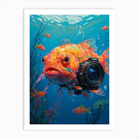 Camera Fish 1 Art Print