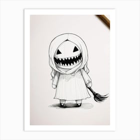 Jack O Lantern 1 Art Print