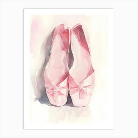 Pink Ballet Shoes 2 Art Print