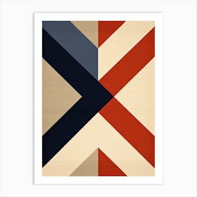 Harmonic Grid; Mid Century Geometric Exploration Art Print