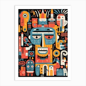 Doodle Illustration Art Print