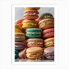 Macarons Art Print