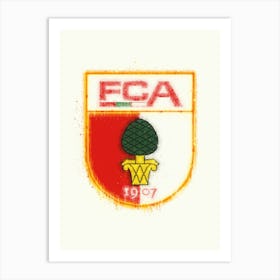 Fc Augsburg 1 Art Print