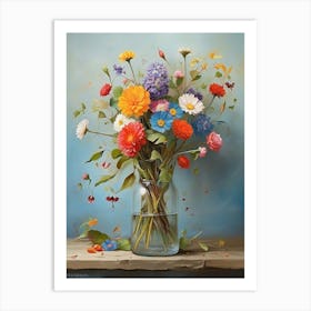 Flowers In A Vase art print Art Print