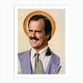 John Cleese Retro Collage Movies Art Print