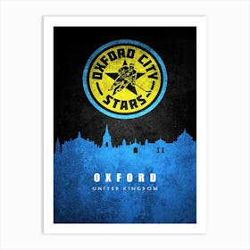 Oxford City Stars Art Print