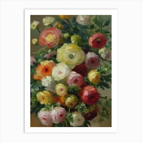 Ranunculus Painting 1 Flower Art Print