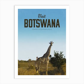 Visit Botswana Art Print