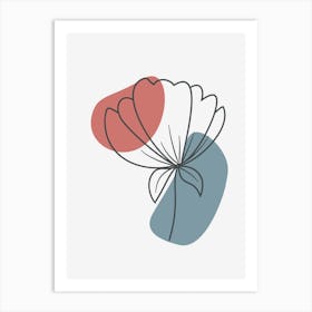 Floral Aesthetic Art Art Print