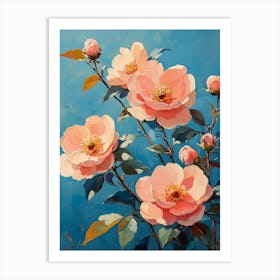 Pink Roses Art Print