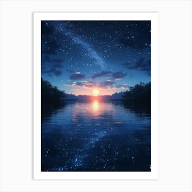 Night Sky 25 Art Print