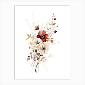 Flowers In A Vase 18 Art Print