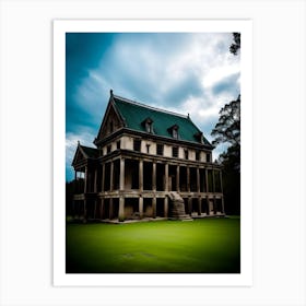 Abandoned Mansion Art Print