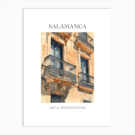 Salamanca Travel And Architecture Poster 2 Art Print