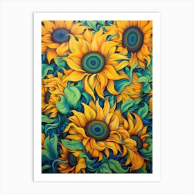 Sunflowers 53 Art Print