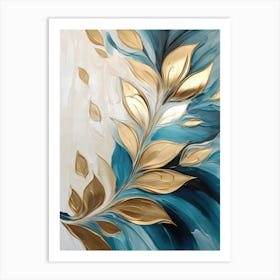 Gold Leaf Painting Art Print