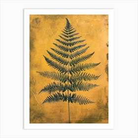 Royal Fern Painting 4 Art Print