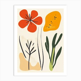 Flowers And Plants Art Print