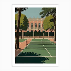 Tennis Court5 Art Print