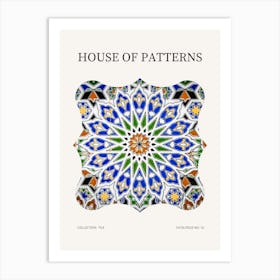 Tile Pattern Poster 1 Art Print