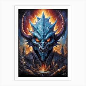 Demon'S Head Art Print