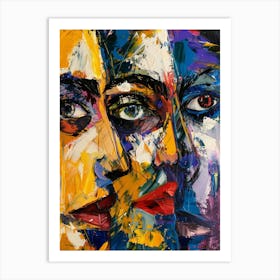 Three Faces 8 Art Print