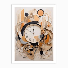 Clock Art Print