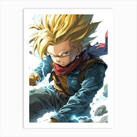 Dragon Ball Z Wallpaper 36 Art Print