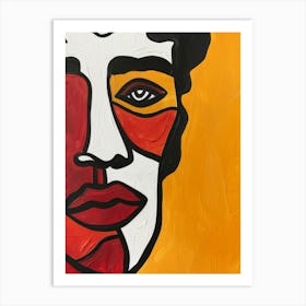 Face Of A Woman 81 Art Print