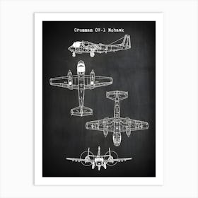 Airplane Decor Ov 1 Mohawk Aircraft Decor Plane Decor Airplane Art Grumman Airplane Print Airplane Blueprint Airplane Art1 Art Print