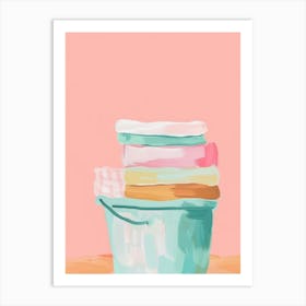 Laundry Basket 6 Art Print