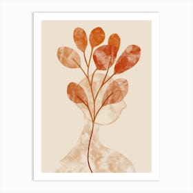 Abstract Leaves 50 Art Print