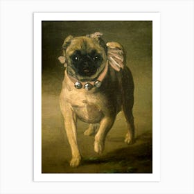 A Pug Dog by Francisco Goya (1748-1828) "The Marques a de Pontejos" HD Remastered Art Print